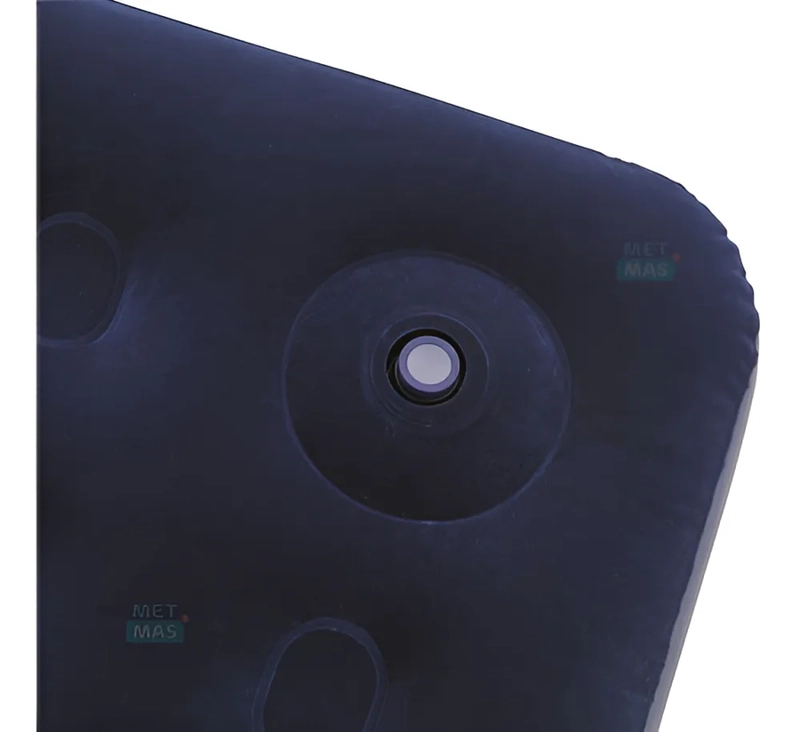 COLCHON INFLABLE 1 PLAZA 185X76X28 - INFLADOR INCORPORADO!! COLOR AZUL - 2