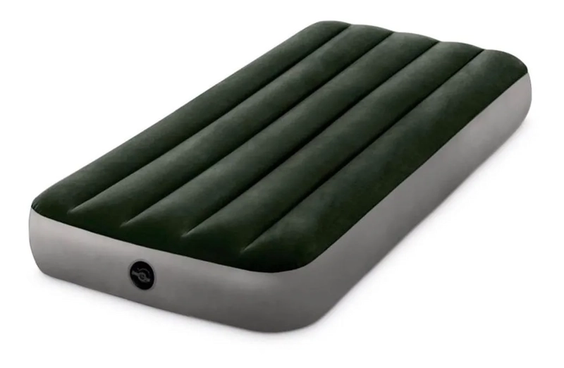 COLCHON INFLABLE INTEX 1 PLAZA 76X191X25 CMS // BAMO VERDE - 2