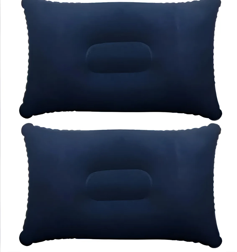 COLCHON INFLABLE DOBLE 2 PLAZAS + INFLADOR Y ALMOHADAS + ENV - 1