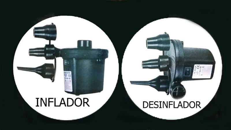 INFLADOR ELE CTRICO 220V/12V - MULTIFUNCIONAL, RAPIDO Y EFI - 3