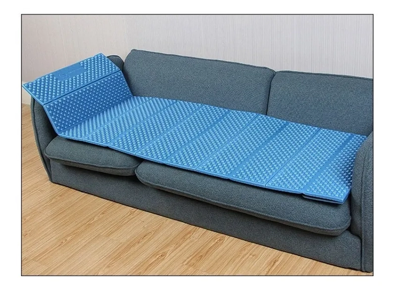 COLCHONETA DE CAMPING DE 190X57CM,ULTRALIGERA DE ESPUMA COLOR AZUL - 5
