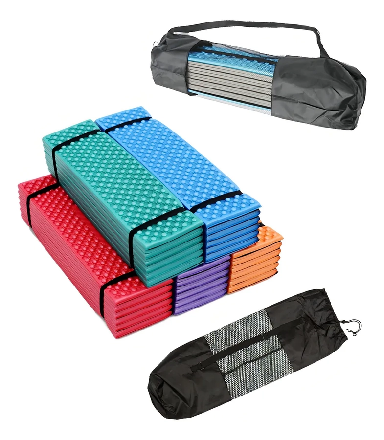 COLCHONETA DE CAMPING DE 190X57CM,ULTRALIGERA DE ESPUMA COLOR ROSA - 1