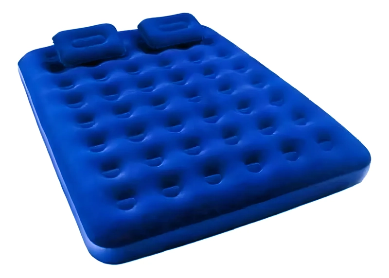 COLCHON INFLABLE DOBLE BEST WAY MAS 2 ALMOHADAS E INFLADOR - 3