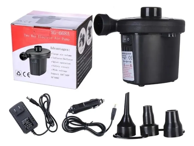 INFLADOR ELE CTRICO MULTIFUNCIONAL PARA 220V/12V - 1