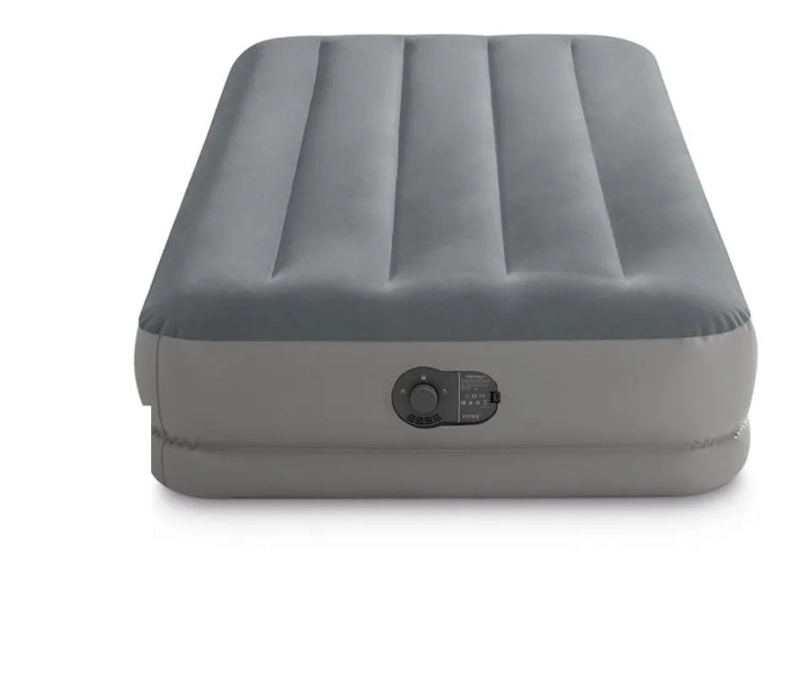 COLCHON INFLABLE ELE CTRICO USB INTEX 1,5 PLZ 99X191X30 /BAMO GRIS - 1
