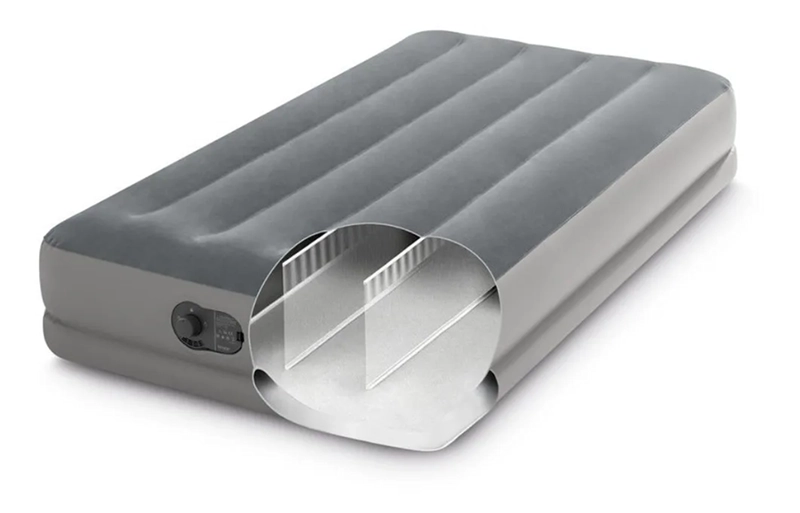 COLCHON INFLABLE ELE CTRICO USB INTEX 1,5 PLZ 99X191X30 /BAMO GRIS - 4