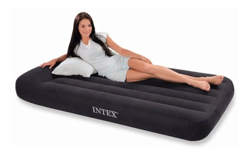 COLCHON INFLABLE INTEX 1,5 PLAZAS 99X191X25 CMS // BAMO AZUL - 3