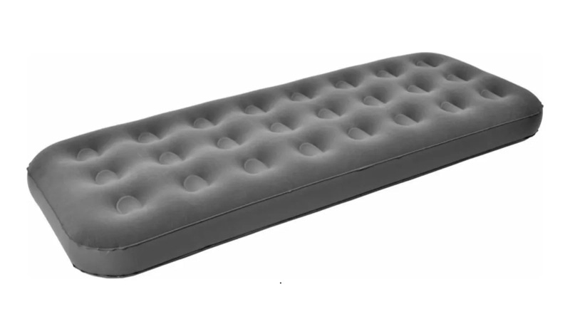 COLCHON INFLABLE 2 PLAZAS MATRIMONIAL INFLADOR + 2 ALMOHADAS VERDE - 1
