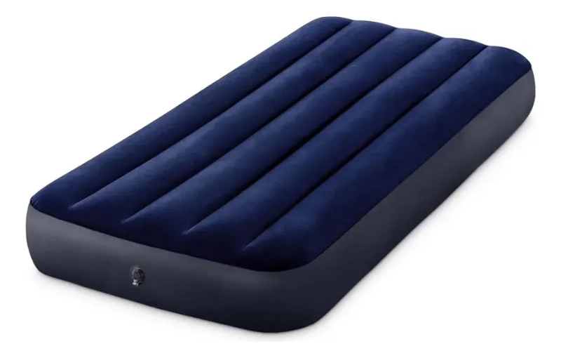 COLCHON INFLABLE MARCA INTEX 1/5 PLAZA Y MEDIA 99X 191X 25CM AZUL - 1