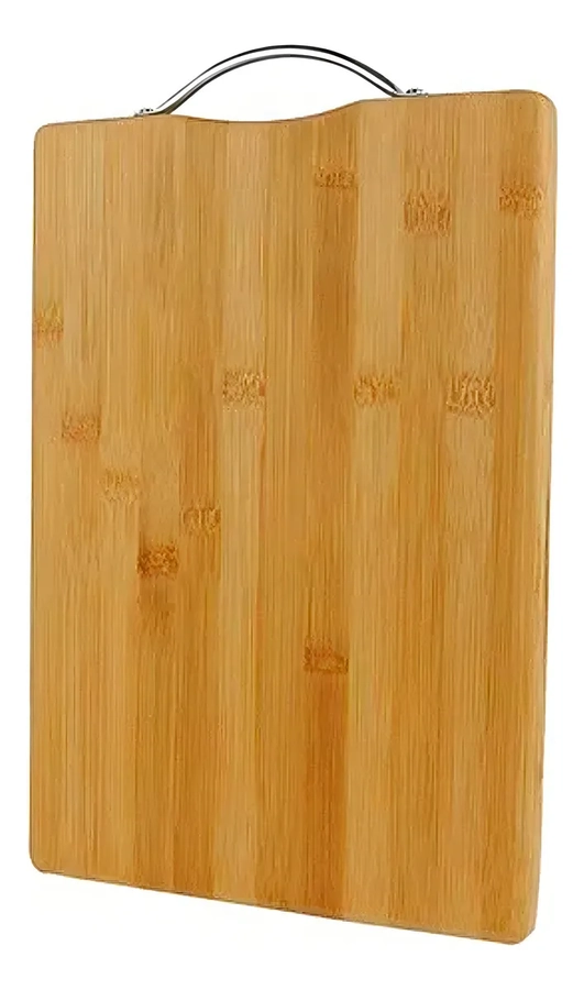 TABLA DE CORTAR DE BAMBU CON MANGO PARA BARBACOA DE COCINA DE 20X30 CM - 5