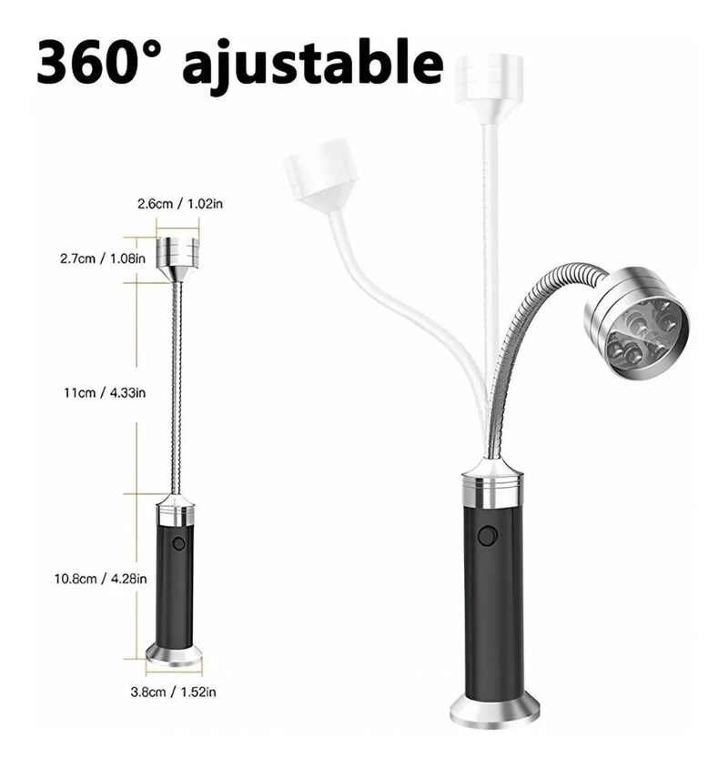 LUCES DE PARRILLA LED MAGNE TICAS PARA BARBACOA AL AIRE LIBRE - 1