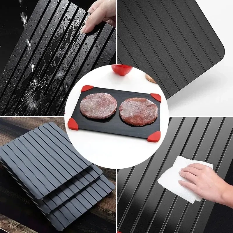 BANDEJA PARA DESCONGELAR RAPIDO TABLA DE ALUMINIO P/ CARNES - 4