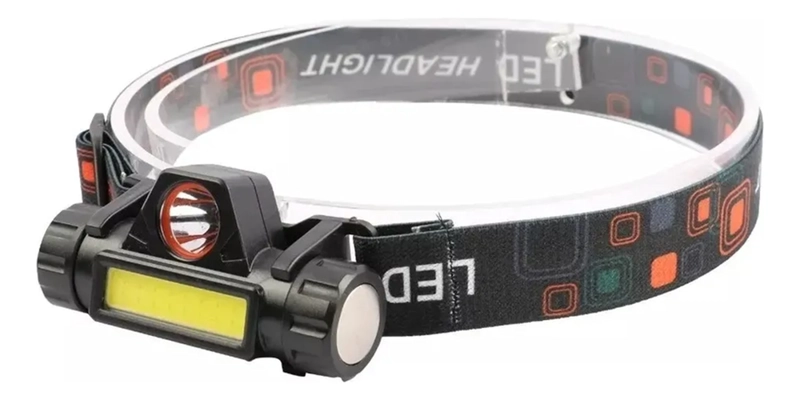 LINTERNA CABEZA USB LED CINTILLO CICLISMO OUTDOOR TREKKING LUZ LED COB RECARGABLE - 3