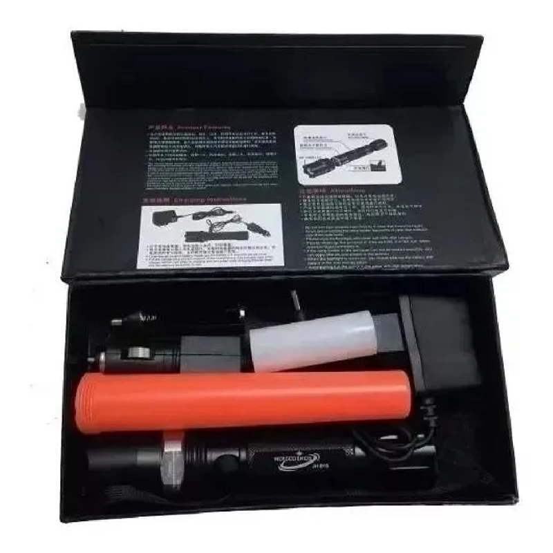 LINTERNA LED LUZ ROJA CON SEÑALIZADOR BL-8668 - 3