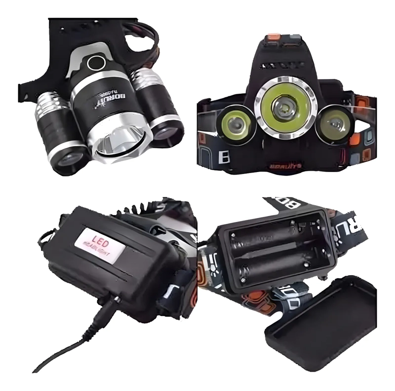 LINTERNA FRONTAL 5000 LUMENES LED MINERO - 1