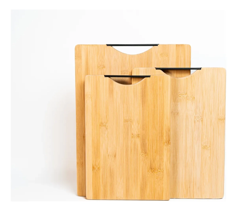 TABLA DE CORTAR DE MADERA BAMBU CARNE Y VERDURAS PICOTEO - 1