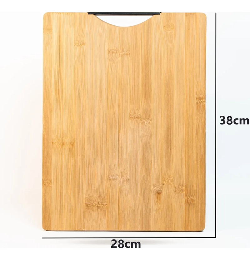 TABLA DE CORTAR DE MADERA BAMBU CARNE Y VERDURAS PICOTEO - 3