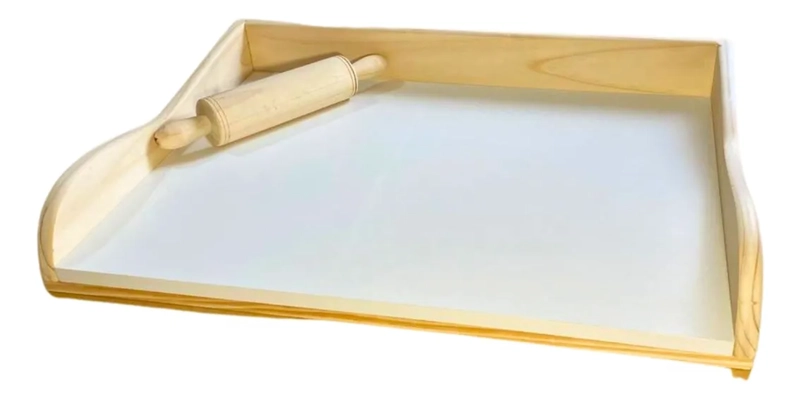 TABLA DE AMASAR MADERA CON USLERO GEOME TRICO - 2