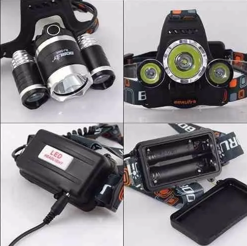 PACK 2 LINTERNA LED MINERO CABEZA CINTILLO 5000 LUMENES - 2