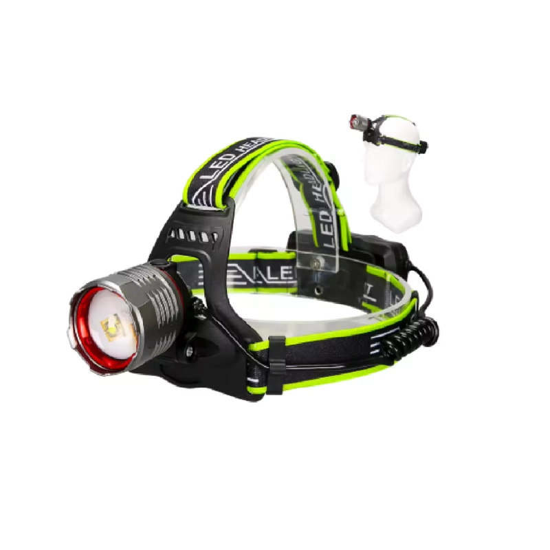 LINTERNA LED CINTILLO CABEZA LED RECARGABLE LUZ ROJO LINTERNA NEGRO - 1