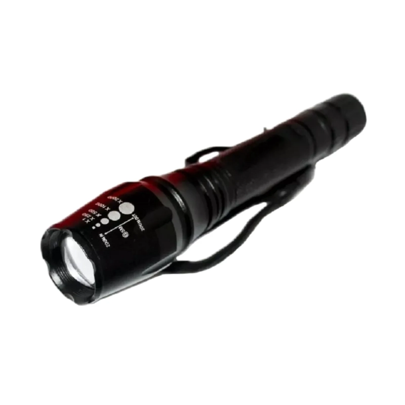 FOCO LINTERNA LED LARGO ALCANCE 600 METROS + USB + TRIPODE BLANCO FRIO - 1