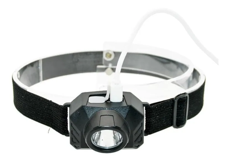 LINTERNA CABEZA USB LED CINTILLO CICLISMO OUTDOOR TREKKING - 2