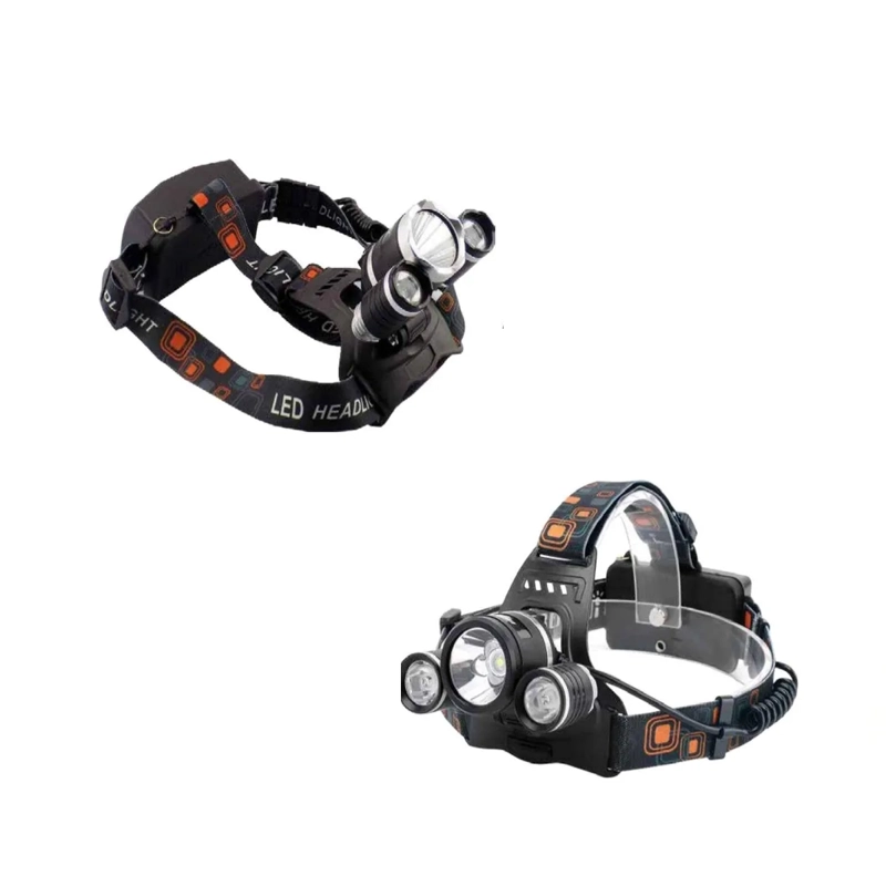 LINTERNA CINTILLO LED CREE TECNOLAB RECARGABLE TL303 LINTERNA NEGRO LUZ BLANCO - 1