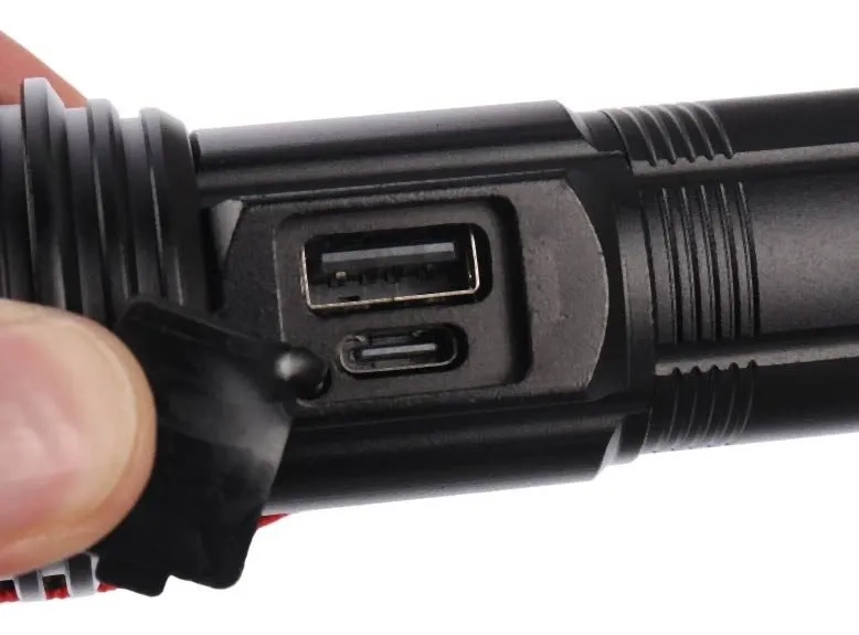 LINTERNA LED MULTIFUNCIONAL ALTA POTENCIA RECARGABLE - 4