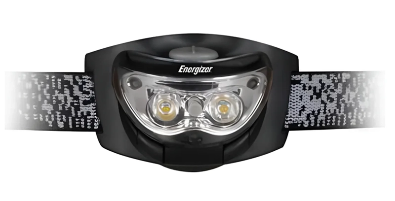 JUEGO 2 LINTERNAS CABEZA 60 LUMENES LINTERNA GRIS LUZ BLANCO - 1