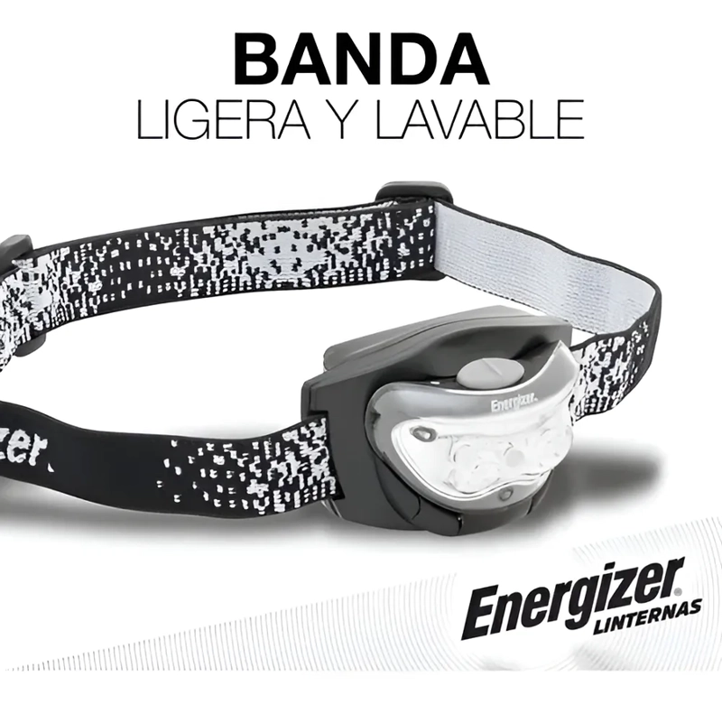 LINTERNA LED ENERGIZER 1LIHD33A4 HEADLIGHT VINCHA NEGRA COLOR DE LA LUZ BLANCA - 2