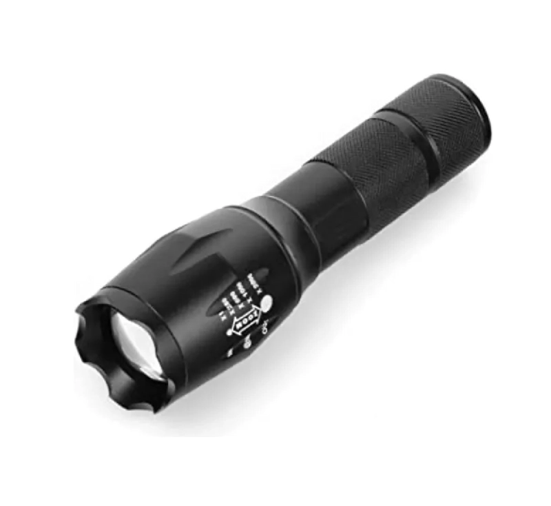 LINTERNA TACTICA RECARGABLE T6 6000 LM ZOOM COLOR DE LA LINTERNA NEGRO COLOR DE LA LUZ LED - 3