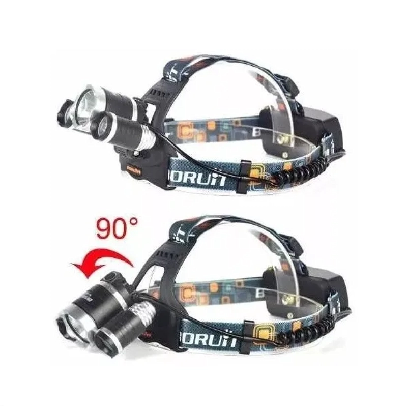 LINTERNA FRONTAL CINTILLO LED T6 3000LM - 1