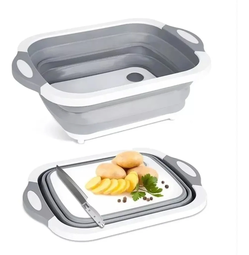 TABLA PLEGABLE MULTIUSO PARA PICAR COCINA CORTAR VERDURAS - 5