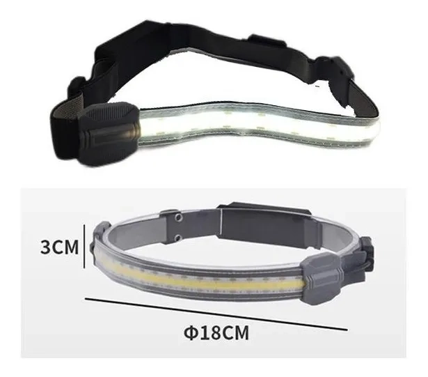 LINTERNA FRONTAL LED BRILLANTE LUZ CAMPING LAMPARA DE CABEZA - 1