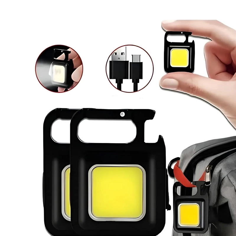 2 LINTERNA LED RECARGABLE LAMPARA CAMPING LINTERNAS TACTICAS LINTERNA NEGRO LUZ BLANCO - 1