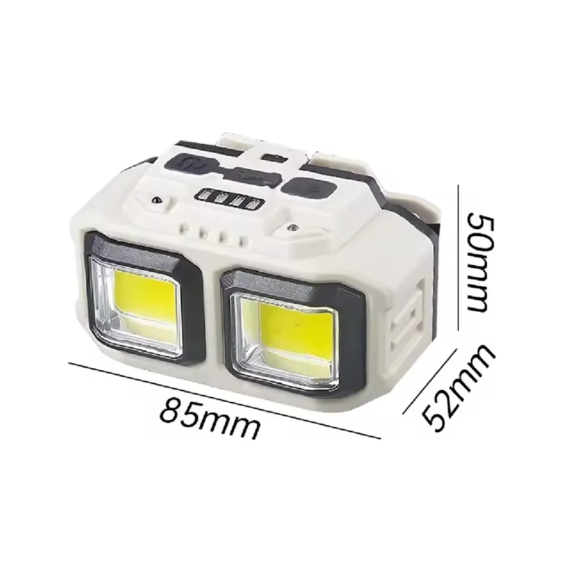 LINTERNA FRONTAL MINERO LED ROJA Y BLANCA - 1