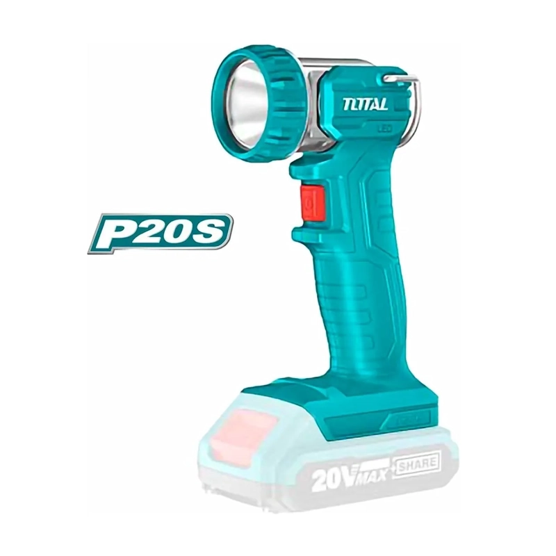 LINTERNA INALAMBRICA LUZ DE TRABAJO 20V SIN BATERIA TOTAL - 2