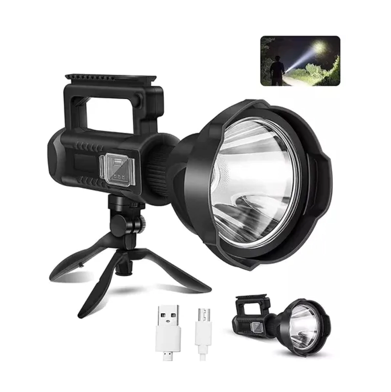 PORTATIL FOCO LINTERNA CAMPING LED LARGO ALCANCE+USB+TRIPODE - 1
