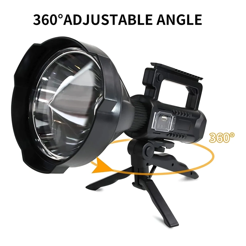 PORTATIL FOCO LINTERNA CAMPING LED LARGO ALCANCE+USB+TRIPODE - 4