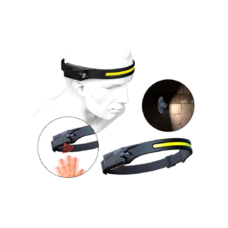 POTENTE LINTERNA FRONTAL LED A PRUEBA DE AGUA - 3