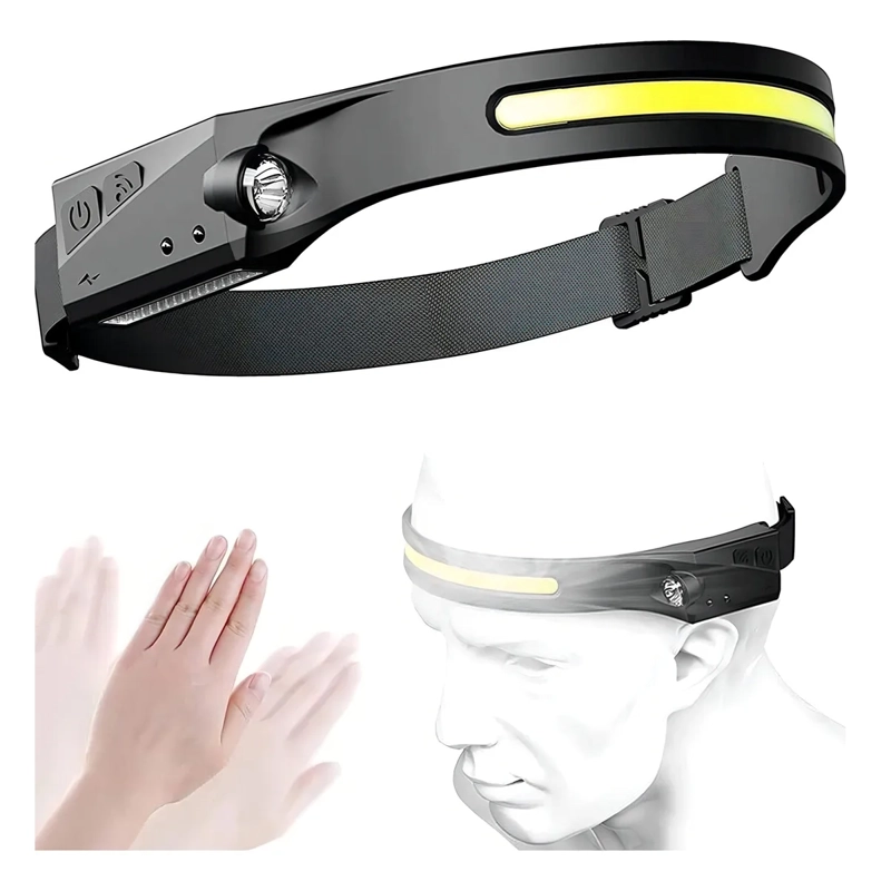 POTENTE LINTERNA FRONTAL LED A PRUEBA DE AGUA - 5