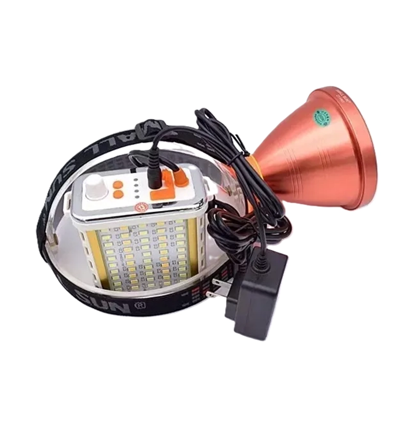 LINTERNA FOCO LED 800W (REALES) CAZA CAMPING MINERO LAMPARA BLANCO - 3
