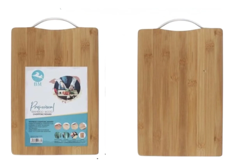 TABLA BAMBU RECTANGULAR 40X30 CM PARA PICAR LISO - 2