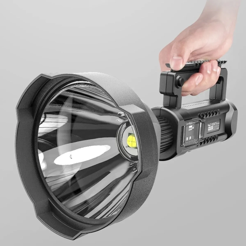 LINTERNA LED RECARGABLE 800 LUMENES ALTOS 4 MODOS COLOR DE LA LINTERNA NEGRO COLOR DE LA LUZ BLANCO - 2