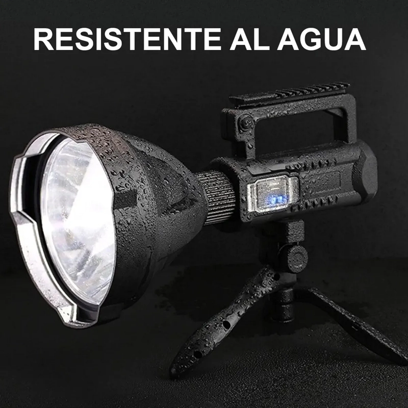 LINTERNA LED RECARGABLE 800 LUMENES ALTOS 4 MODOS COLOR DE LA LINTERNA NEGRO COLOR DE LA LUZ BLANCO - 4