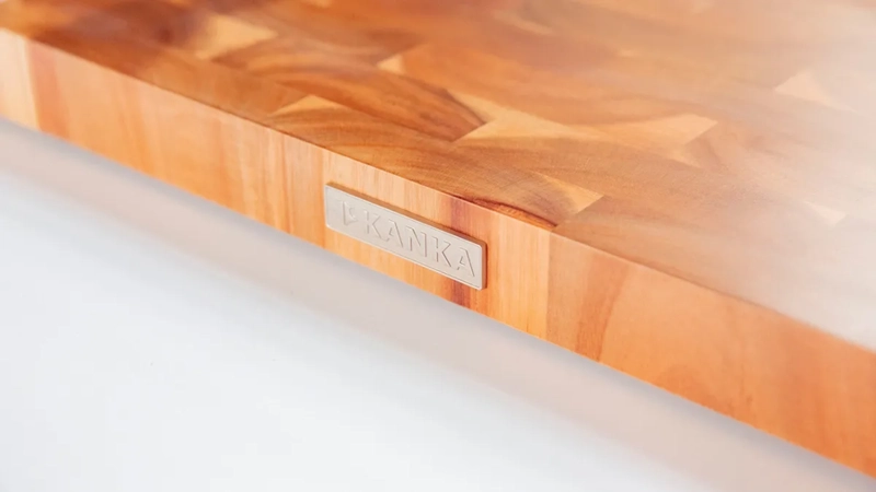KANKA - TABLA PARA CORTAR END-GRAIN (L) COLOR MARRON LISO - 4