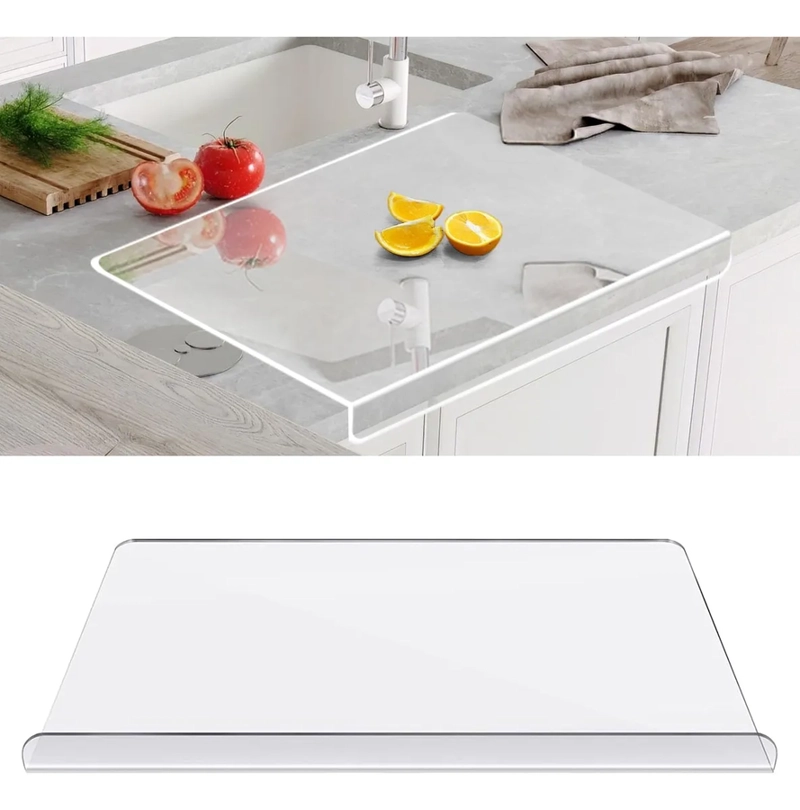 TABLA PICAR DE ACRILICO PREMIUM CON LENGUETA 40X28CM NORPLAT - 4