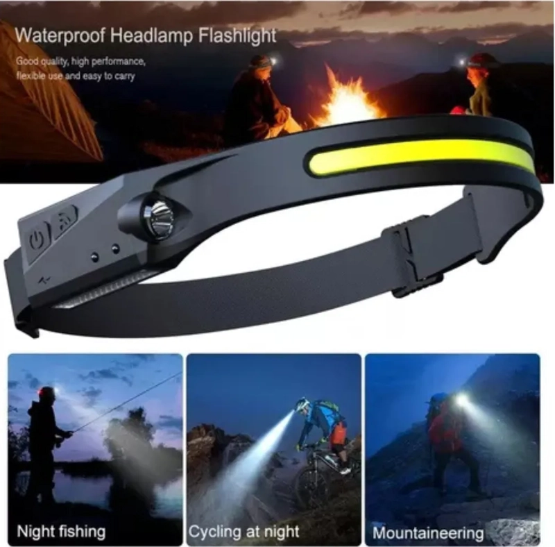 LINTERNA DE CABEZA RECARGABLE HEAD LAMP LINTERNA MINERO - 4