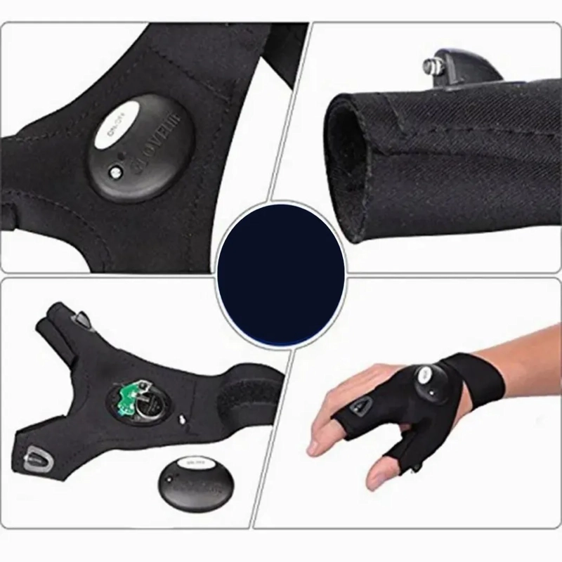 LINTERNA LED COB 800 LUMENS LLAVERO GANCHO MOSQUETON IMAN BLANCO NEGRO - 3