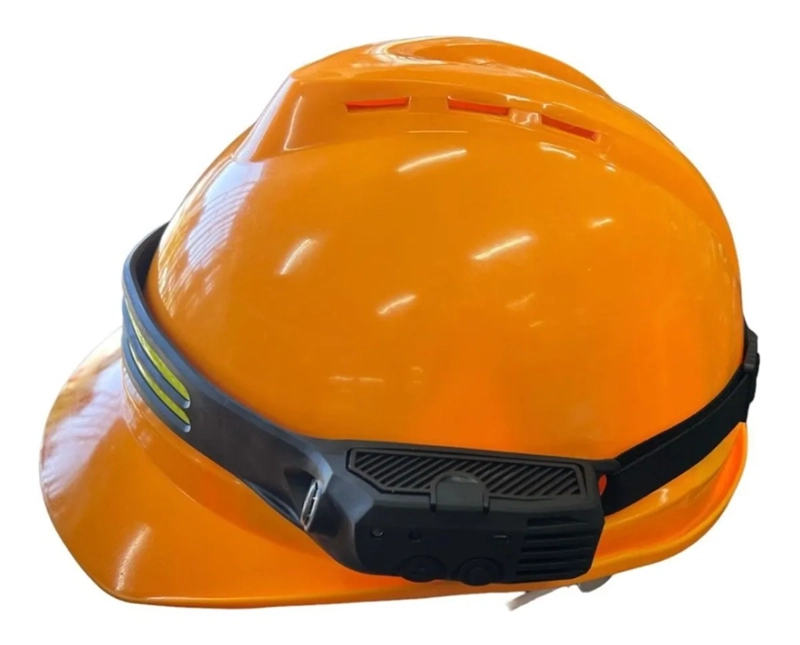 LINTERNA 2 EN 1 FRONTAL PARA CASCO DE MINERO CON SENSOR USB BLANCO - 4
